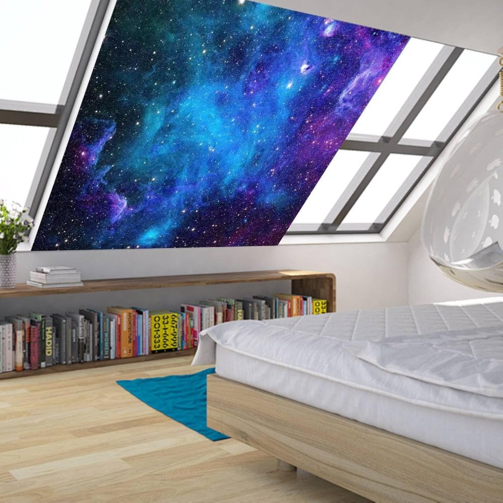 Galaxy Tapestry Cosmic Nebula Wall Hanging for Bedroom Dorm Living Room Starry Space Decor Aesthetic