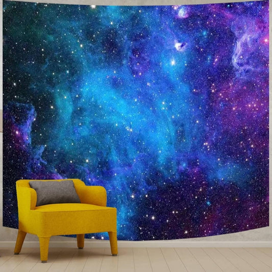 Galaxy Tapestry Cosmic Nebula Wall Hanging for Bedroom Dorm Living Room Starry Space Decor Aesthetic